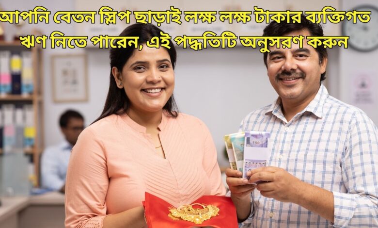 Personal Loan Without Salary slip আপনি বেতন স্লিপ ছাড়াই লক্ষ লক্ষ টাকার ব্যক্তিগত ঋণ নিতে পারেন, এই পদ্ধতিটি অনুসরণ করুন